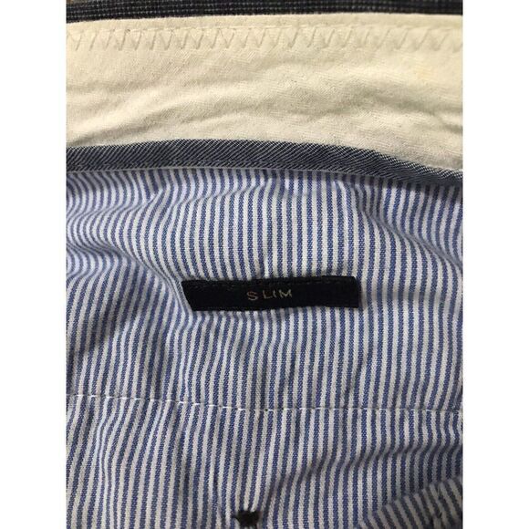 J.Crew Bowery Pants Mens Grey Slim Tweed 35 x 32.    cc - Picture 4 of 6